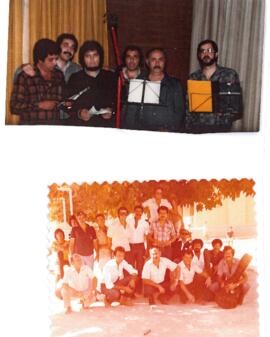 Φωτογραφία στο studio mike rozakis στην Αθήνα 1983 και στη Ρόδο 1990