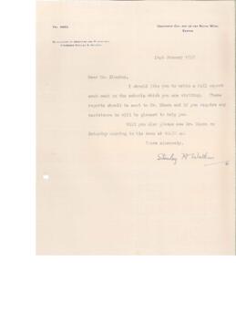 Επιστολή του καθηγητή Stanley H. Watkins προς τον κ. Ξιούτα