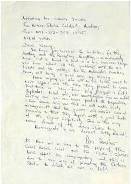 Επιστολή προς Nancy Jones