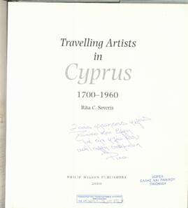 Travelling artists in Cyprus, 1700-1960