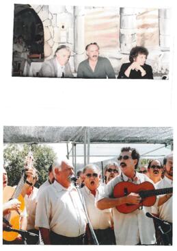 Φωτογραφίες στην Αθήνα το 1985 και στο φεστιβάλ Κοιλανίου το 2002