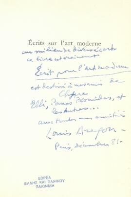 Écrits sur l'art moderne