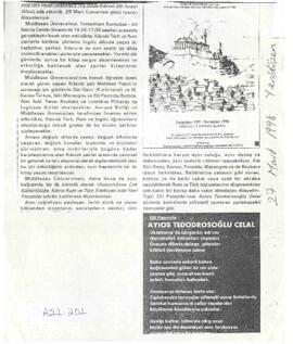 Άρθρο Ελλης σε Τουρκικη εφημεριδα