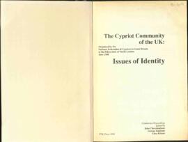 The Cypriot Community of the uk: issues of Identity