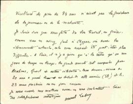 Επιστολή Marsel Vabey προς Σόλωνα Μιχαηλίδη