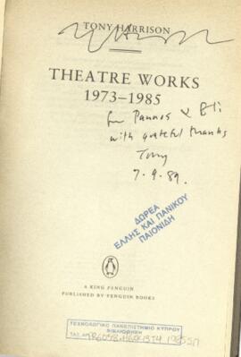 Theatre works : 1973 - 1985